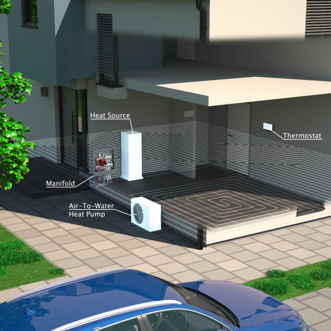 Air to Water Heat Pump Split System 